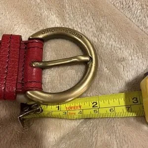 MOSCHINO Red leather Bow Belt Moschino | Accessories | Moschino Red Leather Bow Belt  main image 4